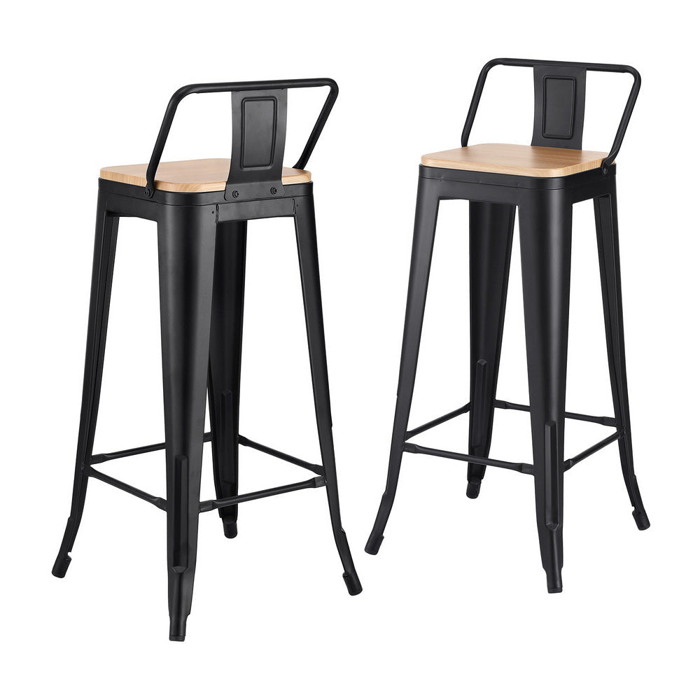 Barton Industrial Bar Stools (Set of 2)