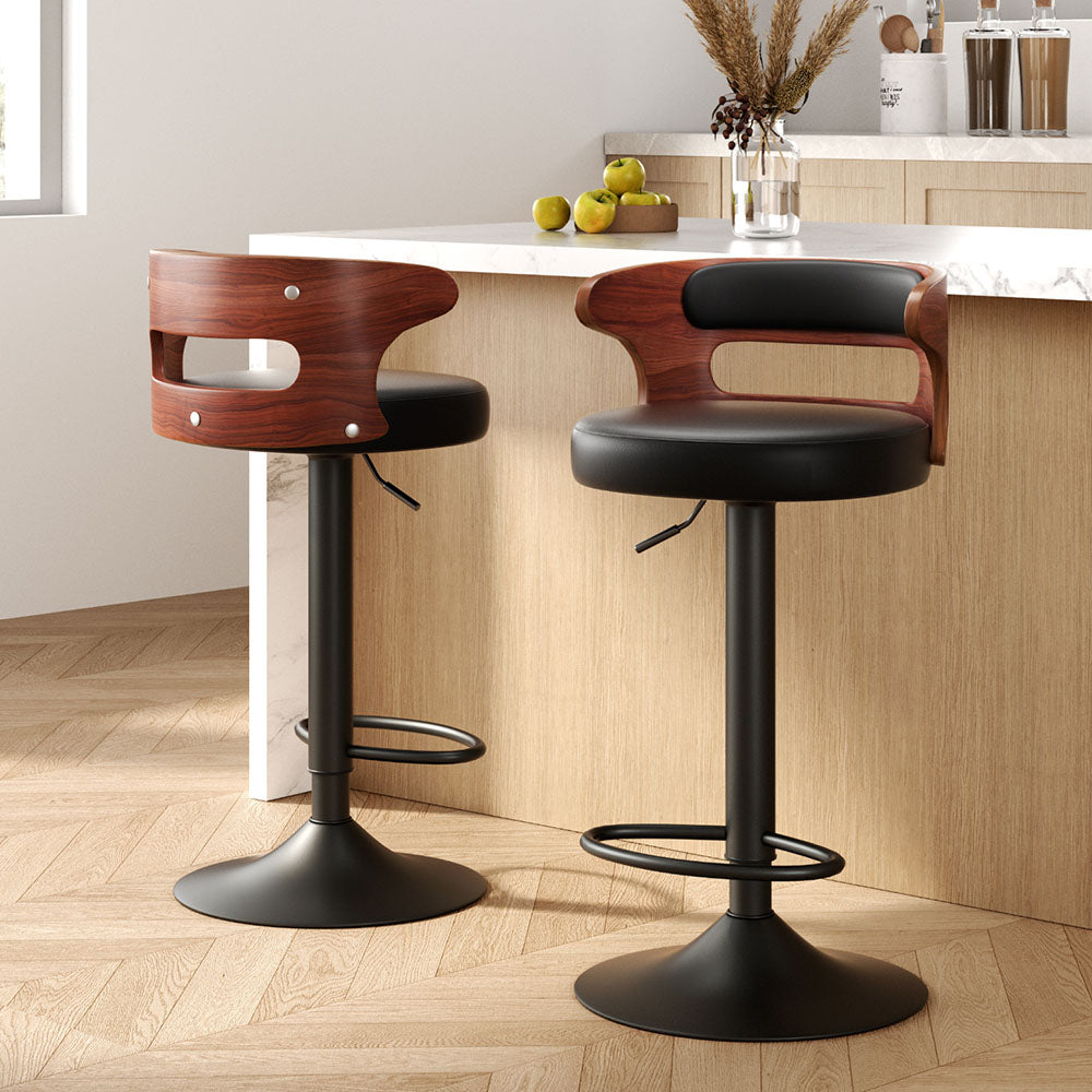 Grandeur Gas Lift Bar Stools - Set of 2