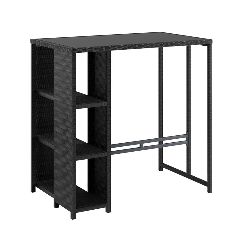 Easton Outdoor Bar Table - Wicker