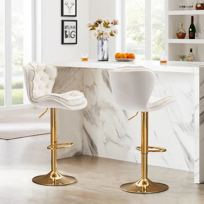 Luxe Swivel Bar Stools x 2